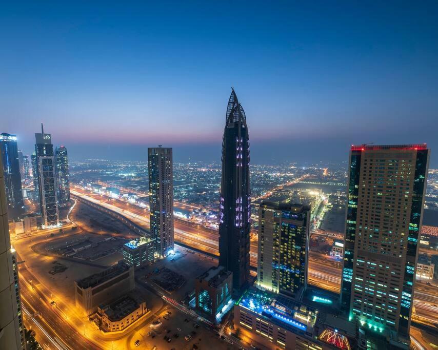 First Class 2Br With Full Dubai Skyline & Sea View Extérieur photo