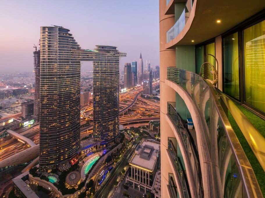 First Class 2Br With Full Dubai Skyline & Sea View Extérieur photo